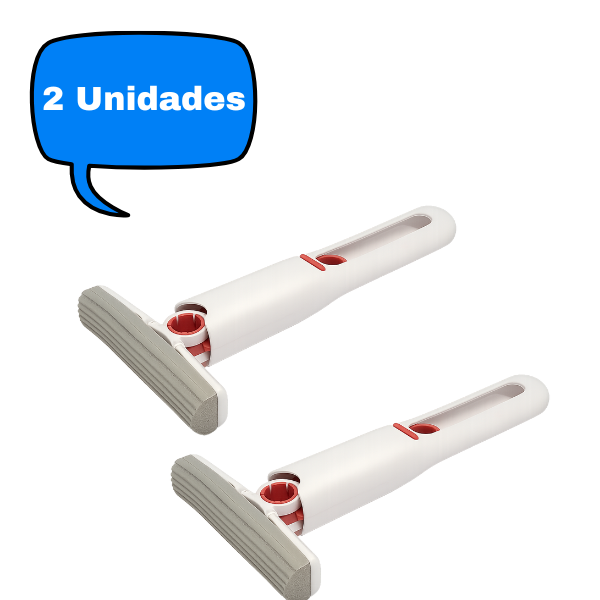 Mini Rodo Portátil Mop Absorvente Auto- Limpeza