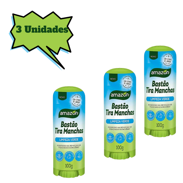 Novo Bastão tira Manchas de Roupas - Limpeza