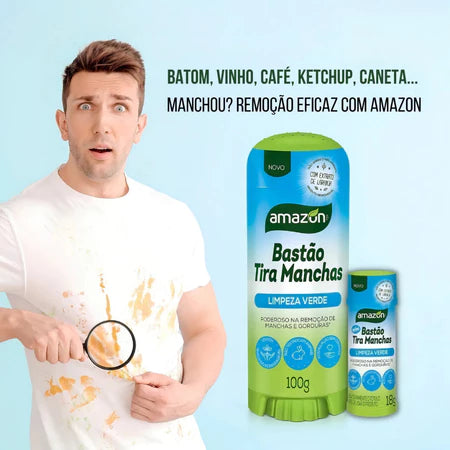 Novo Bastão tira Manchas de Roupas - Limpeza
