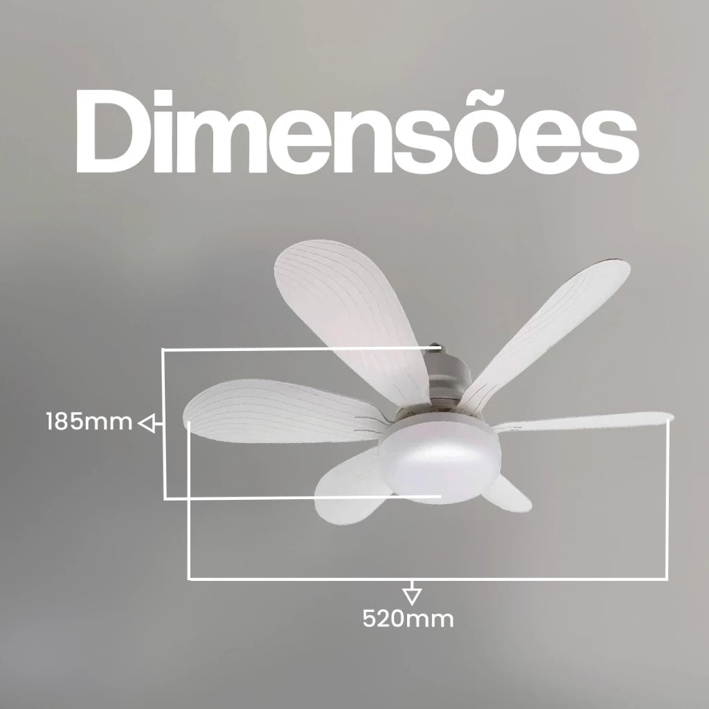 Ventilador Luminária SmartLight com Controle remoto