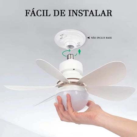 Ventilador Luminária SmartLight com Controle remoto